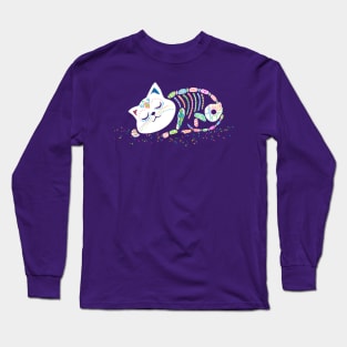 Sleepy Gato De Los Muertos Long Sleeve T-Shirt